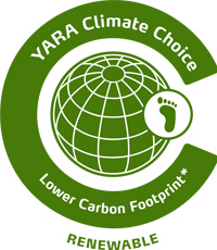 Sello Yara Climate Choice – Fertilizantes de menor huella de carbono de origen renovable