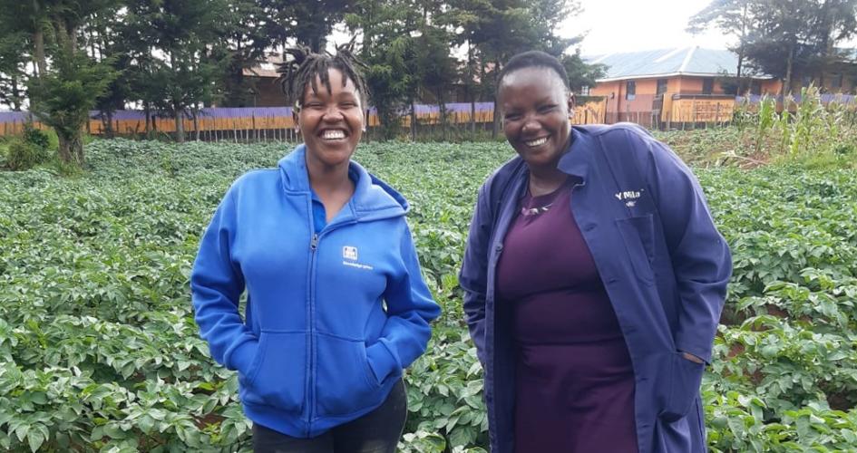 Ann Gachanja and Irene in East Africa